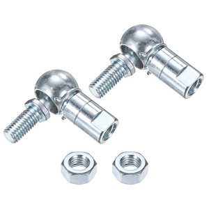 Unique Bargains Carbon Steel Self-lubricating Durable Rod End Bearings 2 Packs - 1 of 4