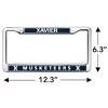 Xavier University Musketeers Design Full Size Standard License Plate Metal Frame - 4 of 4
