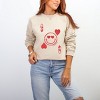 S.W.Smiley Queen of Hearts Distressed - Women's Graphic Sweatshirt - 4 of 4