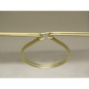 Vynxaria Lampshades: White Fancy Square Slant Shade 3.5"x8"x6.75" with Bulb Clip - 3 of 4
