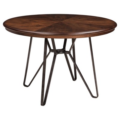Centiar Round Dining Room Counter Table Brown - Signature Design by Ashley