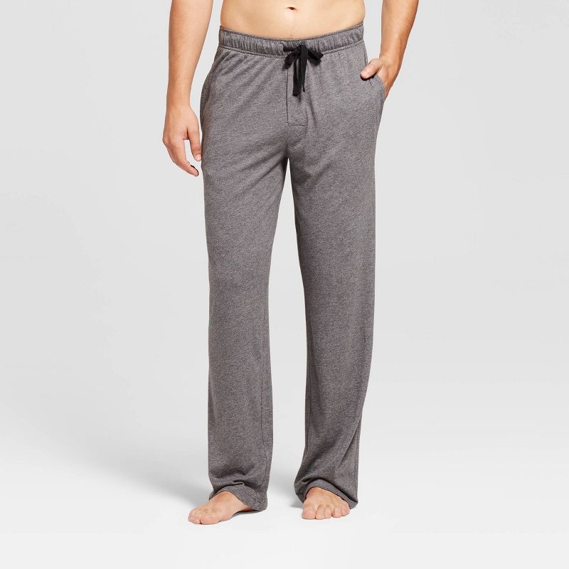 Men's Knit Pajama Pants - Goodfellow & Co&#8482; Dark Gray L, 1 of 3