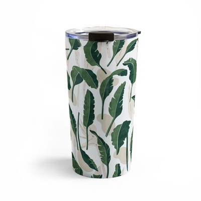 Marta Barragan Camarasa Christmas Botany 001 Travel Mug 20 oz Stainless  Steel Travel Mug - Deny Designs