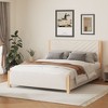 NicBex Mid-Century Queen Size Upholstered Platform Bed with Tufted Headboard for Adults/Boys/Girls - 2 of 4