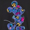 Men's - Disney - Mickey Mouse Patterened Silhouette Long Sleeve Graphic T-Shirt - 2 of 4