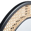 Cayce Mirror - 23.7" x 35.5" - MRR2020 - Black/Natural - Safavieh - 3 of 4
