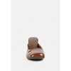 Neoplast Patent Pu Block Heeled Mules - 3 of 4