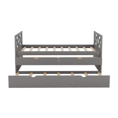 Bella Deport 78.8''W Daybed with Drawers and Trundle