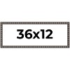 PosterPalooza | Panoramic Deco Black Picture Frame - UV Acrylic, Foam Board Backing, Hanging Hardware - 2 of 4