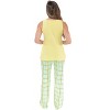 Just Love Womens Tank & Pant Cute Pajama Set - Ribbed PJ Sets Sleepwear Loungewear - 3 of 3