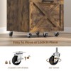 2 Drawer Small File Cabinet with Wheels, Vertical Filing Cabinet Fits A4 or Letter Size - 4 of 4