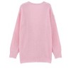 Girls' Oversized Long Sleeve Cardigan Open Front Lantern Sleeve Knit Sweater with Pockets - 3 of 4