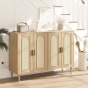 BOHO Accent Buffet with 4 Doors for Entryway, Hallway, Dining Room, Living Room & Coffee Bar - 3 of 4