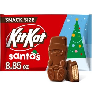 Kit Kat Christmas Milk Chocolate Santas Snack Size Candy - 8.85oz - 1 of 4