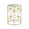 Bella Depot Metal Golden Side Table - 4 of 4