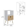 Depot E-Shop Tall Nightstand 29"H, with One Drawer and Functional Storage - 4 of 4