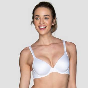 NWT Womens White Radiant Vanity Fair Smooth Full Coverage Wirefree Bra Size  38D