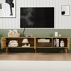 TIRAMISUBEST 70" Mid-Century Modern TV Stand - Entertainment Center with Storage for Living Room | Media Console with Adjustable Shelves - 2 of 4