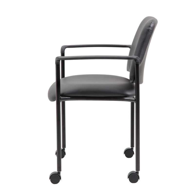 Stacking Chair with Casters Black - Boss Office Products, 6 of 8