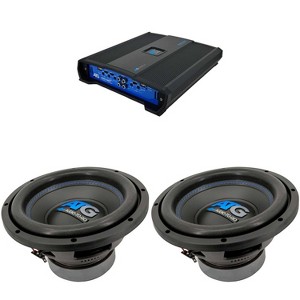 ATG Audio Class A/B Amplifier and 10" Subwoofers - 1 of 4