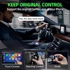 Dsvimoy Automotive Parts CarPlay Adapter Wireless Upgrade for Wired CarPlay Vehicles, Black, 3.11"*2.76"*0.75" - 4 of 4