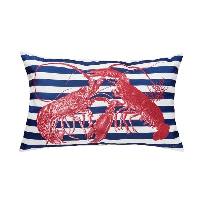 C&F Home 14" x 22" Lobster Stripe Indoor/Outdoor Throw Pillow