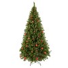 GlasFlength Artificial Trees Premium PVC Full Christmas Tree with Iron Stand Fashion Design for Holiday Decor, Green, 11.42"*11.42"*45.28" - 3 of 4