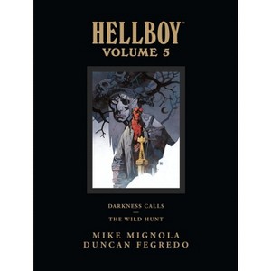 Hellboy Library Edition Volume 5: Darkness Calls and the Wild Hunt - (Hellboy (Dark Horse Library)) by  Mike Mignola (Hardcover) - 1 of 1