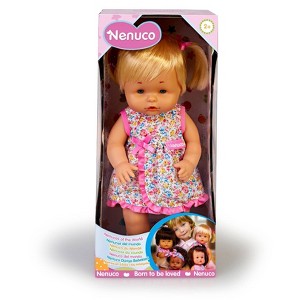 Nenucos of the World Caucasian Baby Doll - Light Skin Tone with Blue Eyes, 12" Doll - 1 of 4