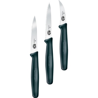 Victorin Stainless Steel 3 Piece Paring Knife Set