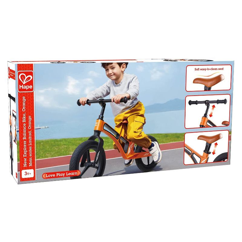 Hape New Explorer Balance Bike with Magnesium Frame, Kids Ages 3 to 5 Years, 5 of 10