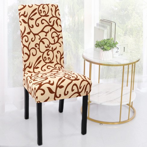 Dining Chair Slipcovers Piccocasa, Animal Print Parson Chair Slipcovers