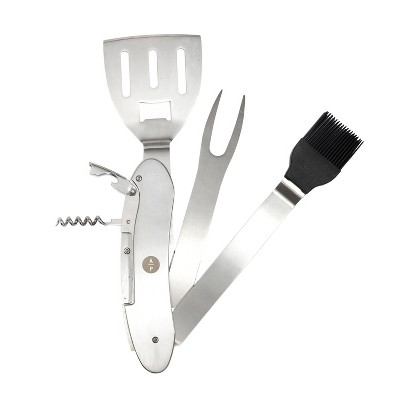 Chef Craft 3-in-1 Durable Metal Can Opener, Cork Screw and Bottle Opener
