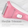 Remington WDF4821US Smooth & Silky Electric Shaver for Women, 3-Blade Cordless Foil Shaver and Bikini Trimmer for Wet or Dry Use, Pink - 3 of 4