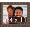 PosterPalooza | 14x11 Modern Bamboo Picture Frame, UV Acrylic, 5 Finishes - 2 of 4