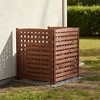 Mlmh & Kngwa 32"W Outside Wood Privacy Fence - 3 of 4