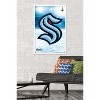 Trends International NHL Seattle Kraken - Logo 20 Framed Wall Poster Prints - 2 of 4