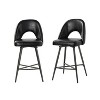 Tilano Modern Counter&Bar Stool,set of 2 with Cutout Design | ARTFUL LIVING DESIGN - image 2 of 4