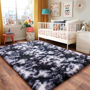 4x6ft Soft Fluffy Area Rug, Non-Slip Shaggy Carpet for Bedroom Living Room, Cozy Plush Floor Rug for Home Decor - 1 of 4