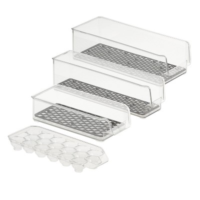 Spectrum Diversified Hexa 4pc Set - includes 4"x15" bin, 4" x 3.5" bin, 2" x 3.5" bin, and 1 Egg Storage Bin