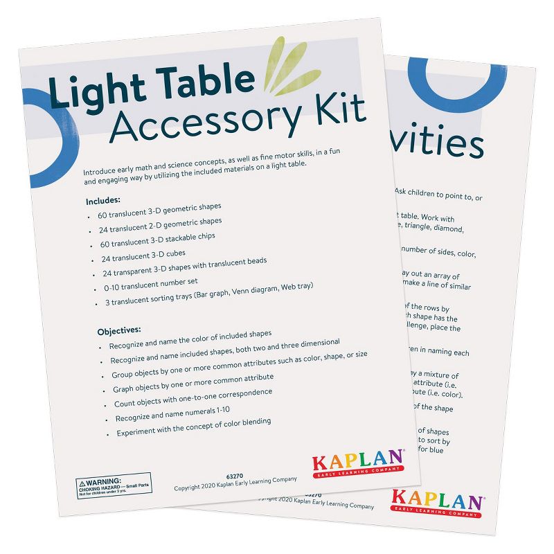 Kaplan Early Learning Light Table Accessory Kit, 2 of 6