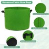 Unique Bargains Thickened Fabric Durable Handles Multipurpose Good Drainage Plant Grow Bags 5 Pcs - 2 of 4
