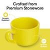 Omniware Teaz Cafe 24oz Jumbo Mug, Set of 4 - Rustic Stoneware, Oversized Handle, Dishwasher Safe, Lead-Free Glaze - 3 of 4