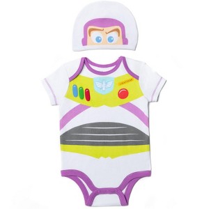 Disney Cosplay Baby Bodysuit and Hat Set Newborn to Infant - 1 of 4