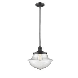 Oxford - 1 Light Stem Hung Mini Pendant In Traditional Style-11.5 Inches Tall and 11.75 Inches Wide - 1 of 1