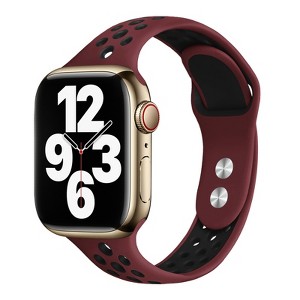 HTUTWOOO Compatible with Apple Watch Band 45mm 44mm 46mm 42mm 49mm Ultra 2,Soft Silicone Sport Bands Wristband Replacement Strap for iWatch SE Series - 1 of 4