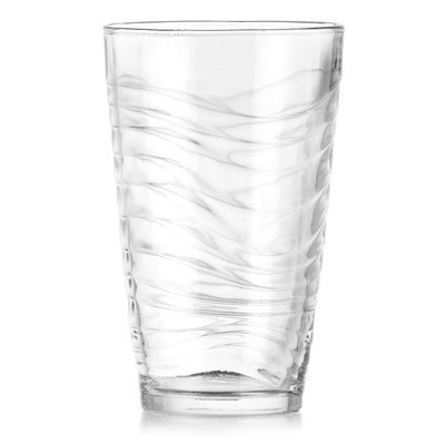 Libbey Orbita 16-Piece Clear Glass Tumbler and Rocks Set