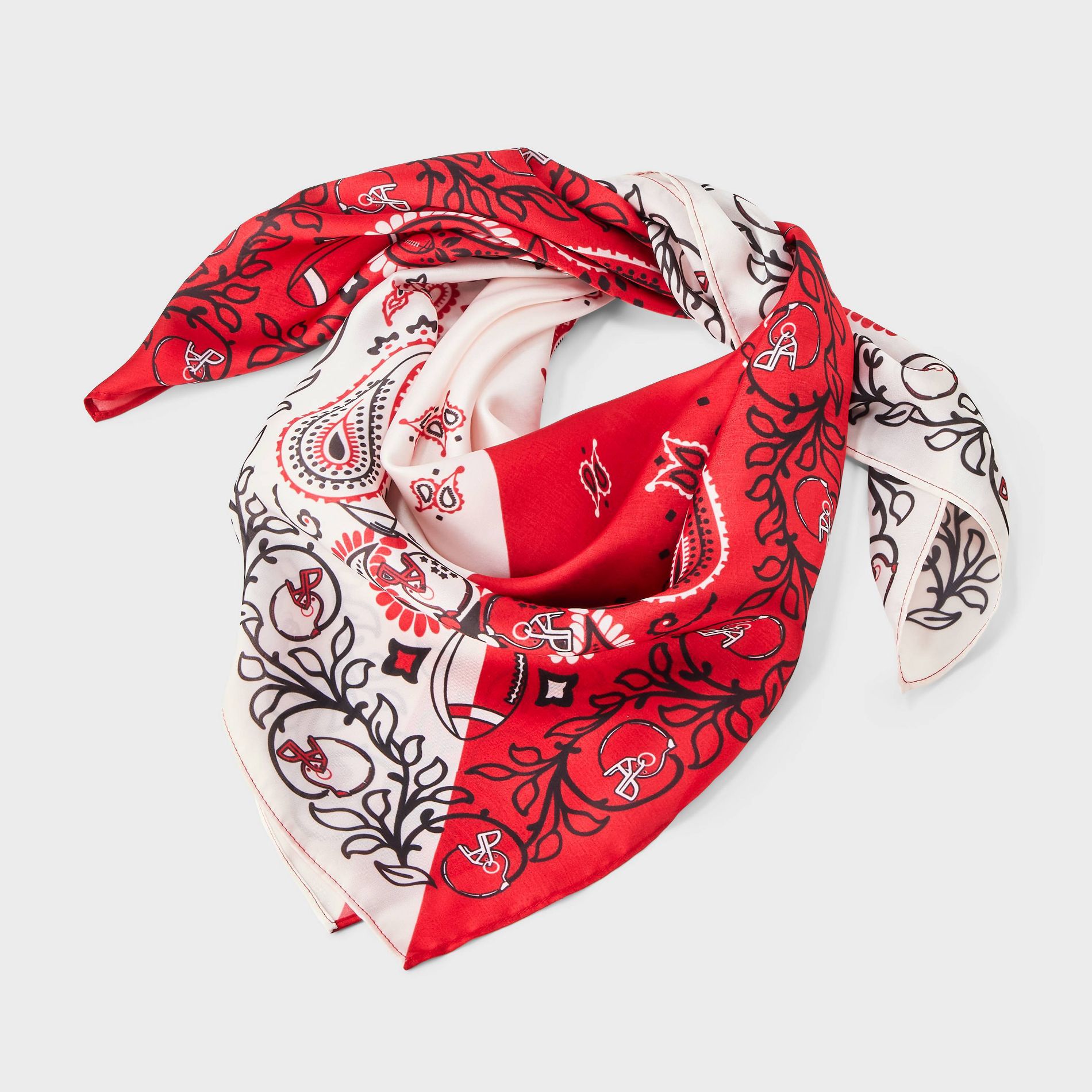 Game Day Two Tone Bandana Scarf - Wild Fable™ Red