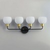 Maxim Lighting Coraline 4 - Light Vanity in  Bronze Rupert - 3 of 3