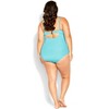 Women's Plus Size Cancun Underwire 1 Piece - ocean blue | CITY CHIC - 2 of 4